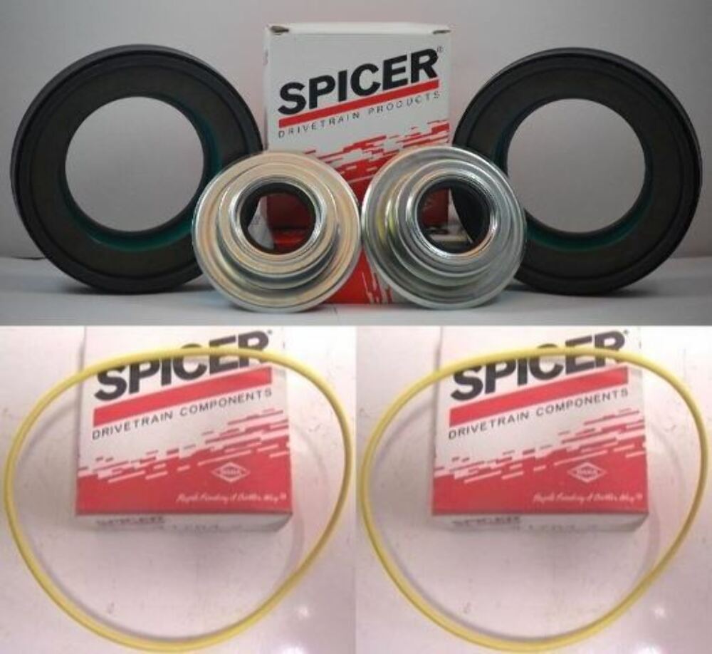 Ford F250 F350 Dana Super 60 Front Axle Seals Set