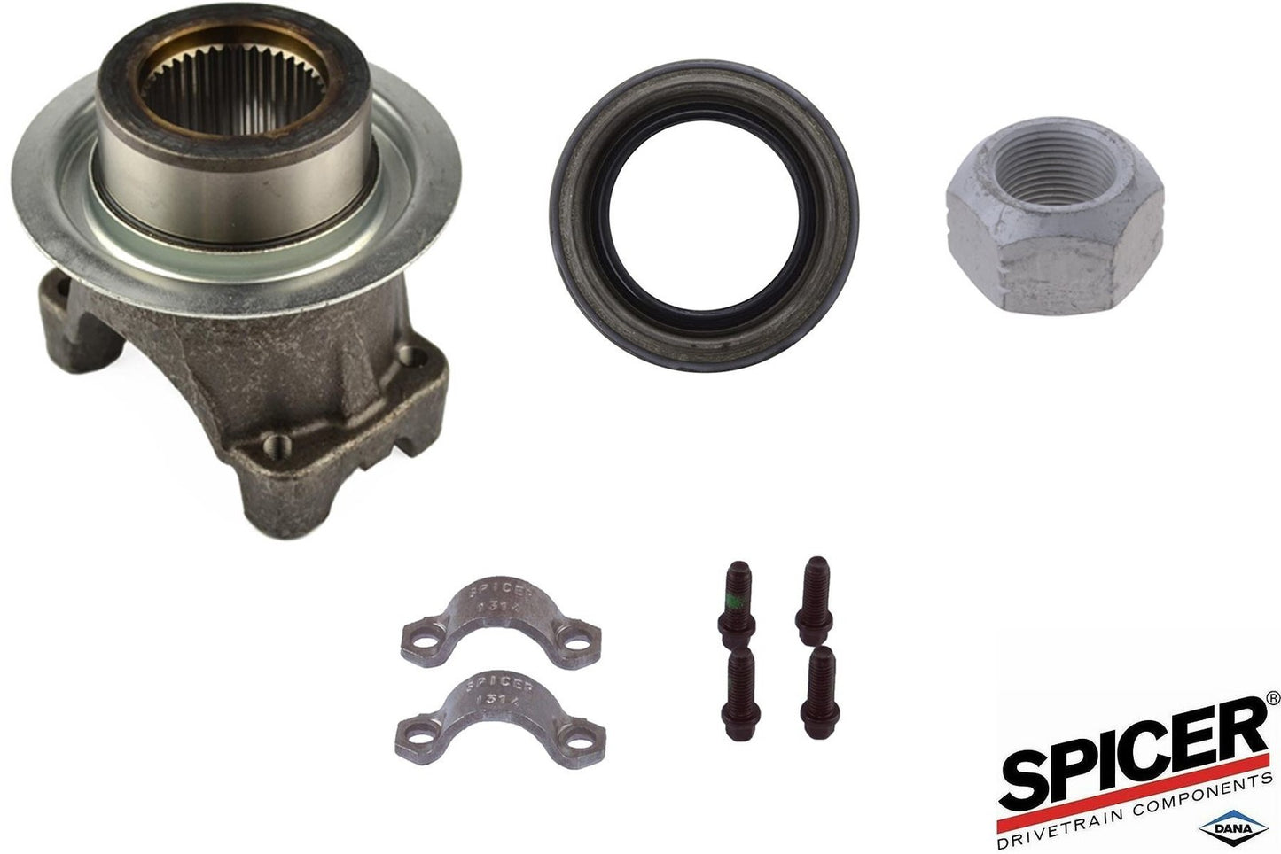 Dana 80 Rear Pinion Yoke Nut Seal Kit