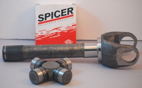 Chevy Dana 60 35-Spline Outer Axle Yoke Shaft Stub U-Joint Single