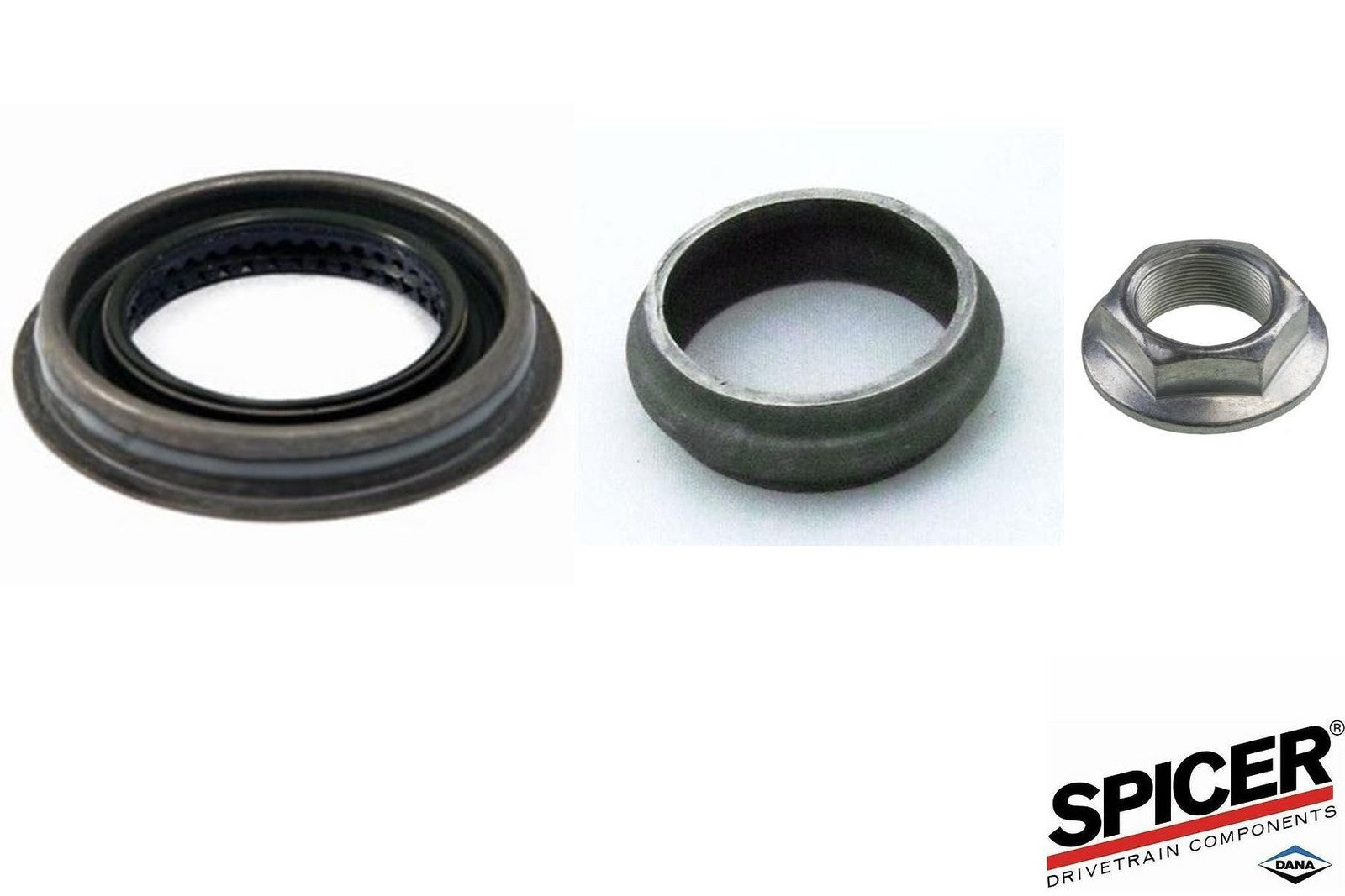 Dana 35 Rear Pinion Nut Seal Crush Sleeve Kit