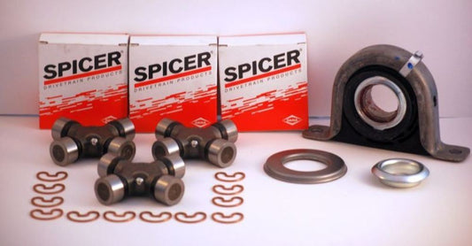 Ford F250 F350 Super Duty 4x4 Driveshaft Carrier Bearing U-Joint Kit Alt