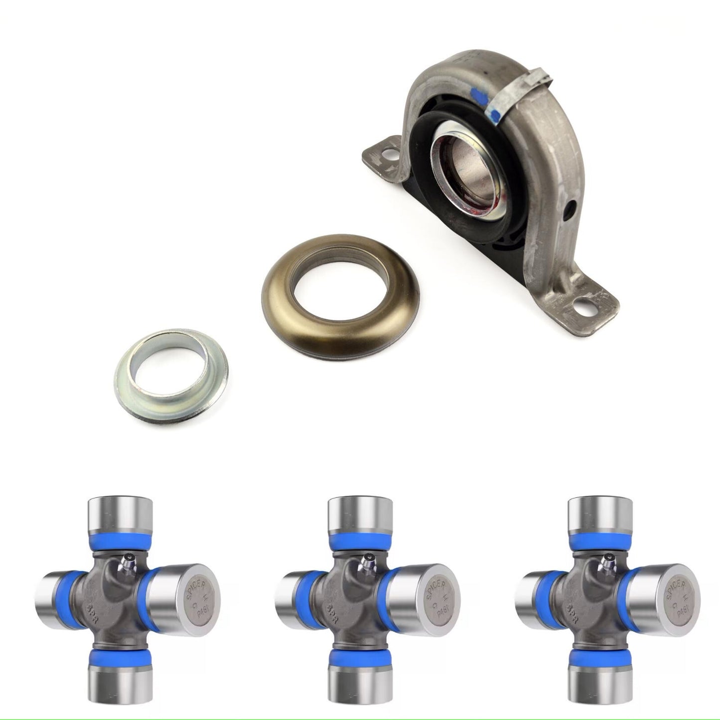 Ford F250 Rear Driveshaft Carrier Bearing U-Joint Kit