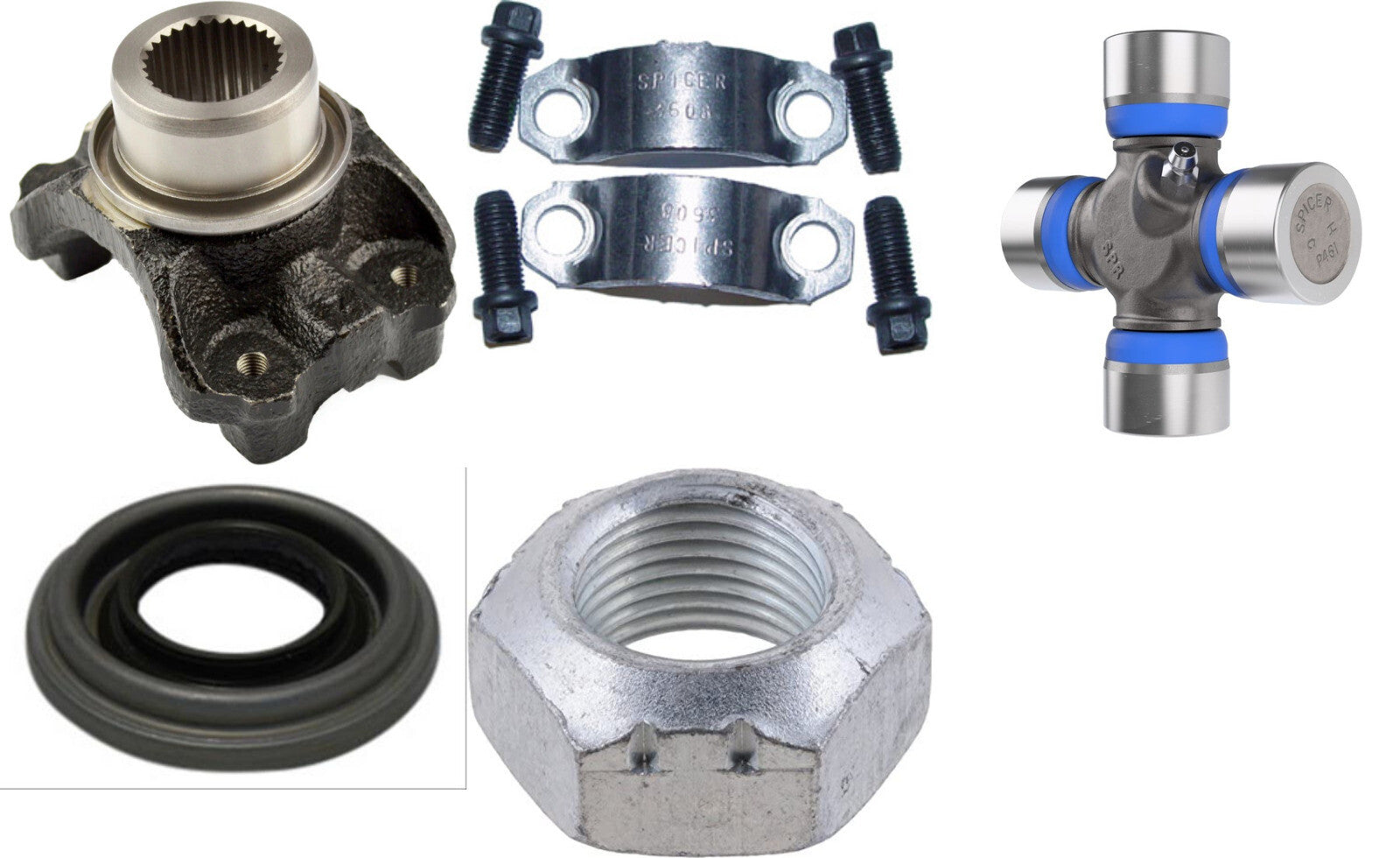 Jeep TJ YJ XJ CJ Dana 30/35/44 1350 Pinion Yoke with Strap