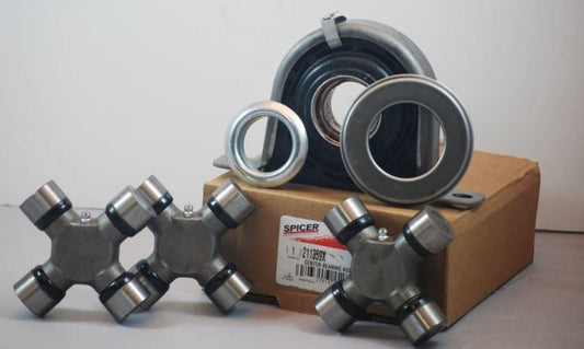Ford F250 F350 Super Duty 4x4 Driveshaft Carrier Bearing U-Joint Kit