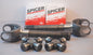 Chevy Dana 60 35-Spline Outer Axle Yoke Shaft Stubs U-Joints Kit