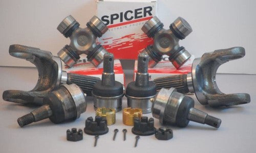 Jeep TJ YJ XJ Dana 30 Stub U-Joint Ball Joint Pair