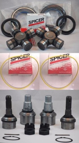 Ford F250 F350 Super Duty Dana 50/60 Front Axle Seals U-Joints Ball Joints Full Set
