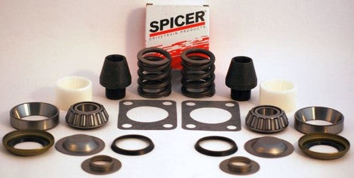 Ford Dana 60 King Pin Rebuild Kit Bearing Bushing Spring Gasket