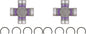Dodge W100 W150 Dana 44 Front Axle Shaft U-Joint Kit