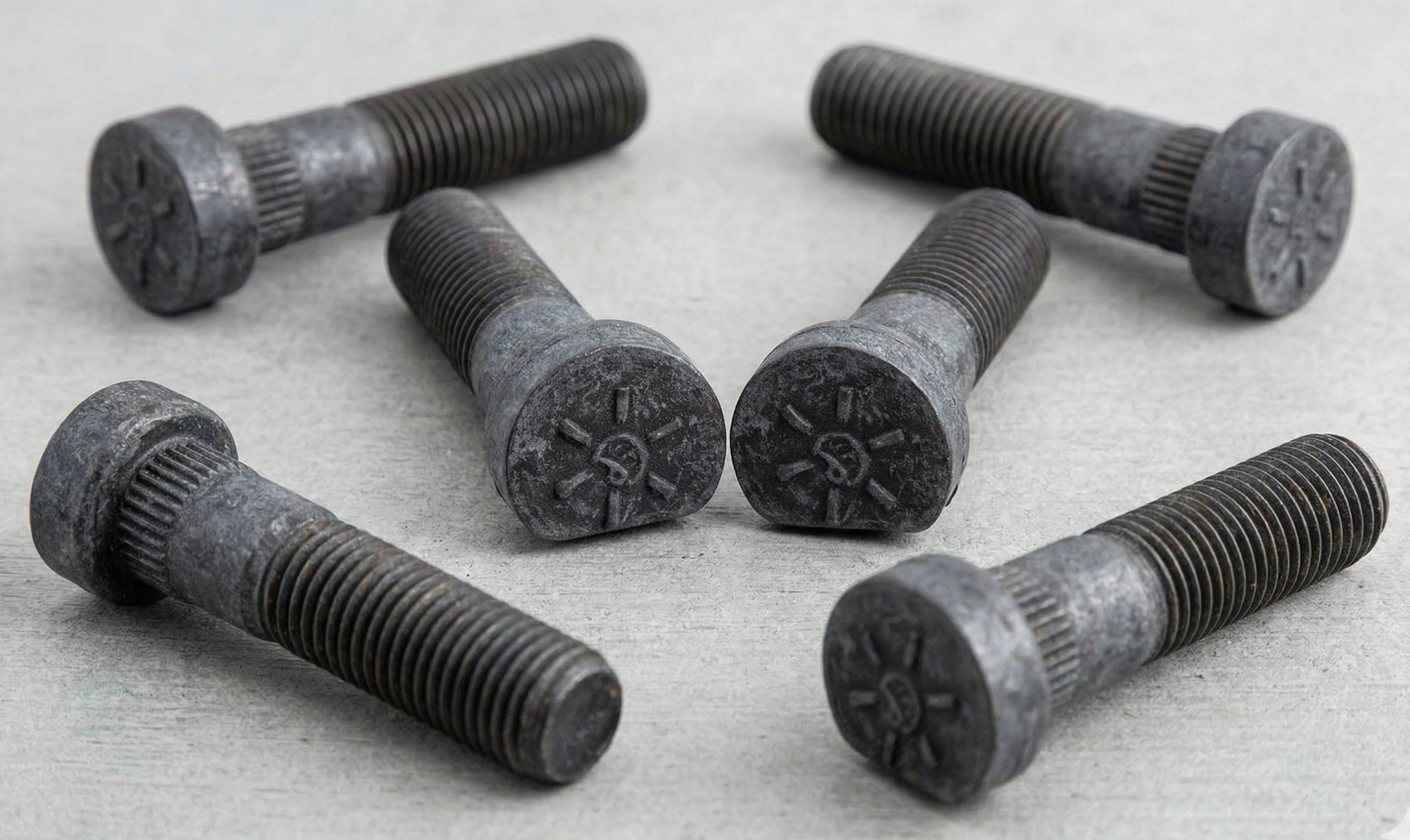 Dana 44 GM 10-Bolt Knuckle Spindle Bolt Stud Set 6-Pack