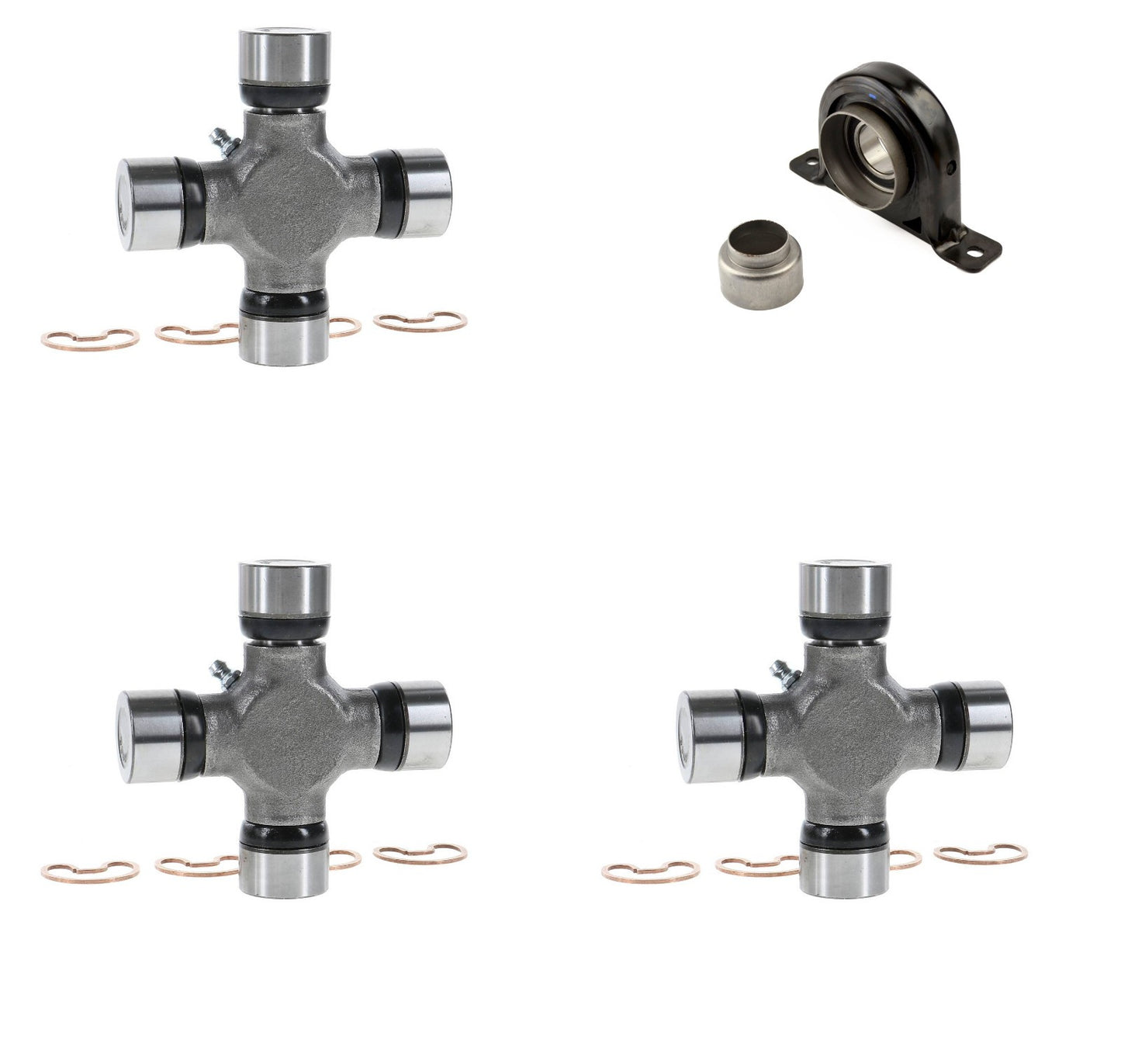 Nissan Titan 4x4 Two-Piece Driveline U-Joint Hanger Bearing Kit 2007-2015