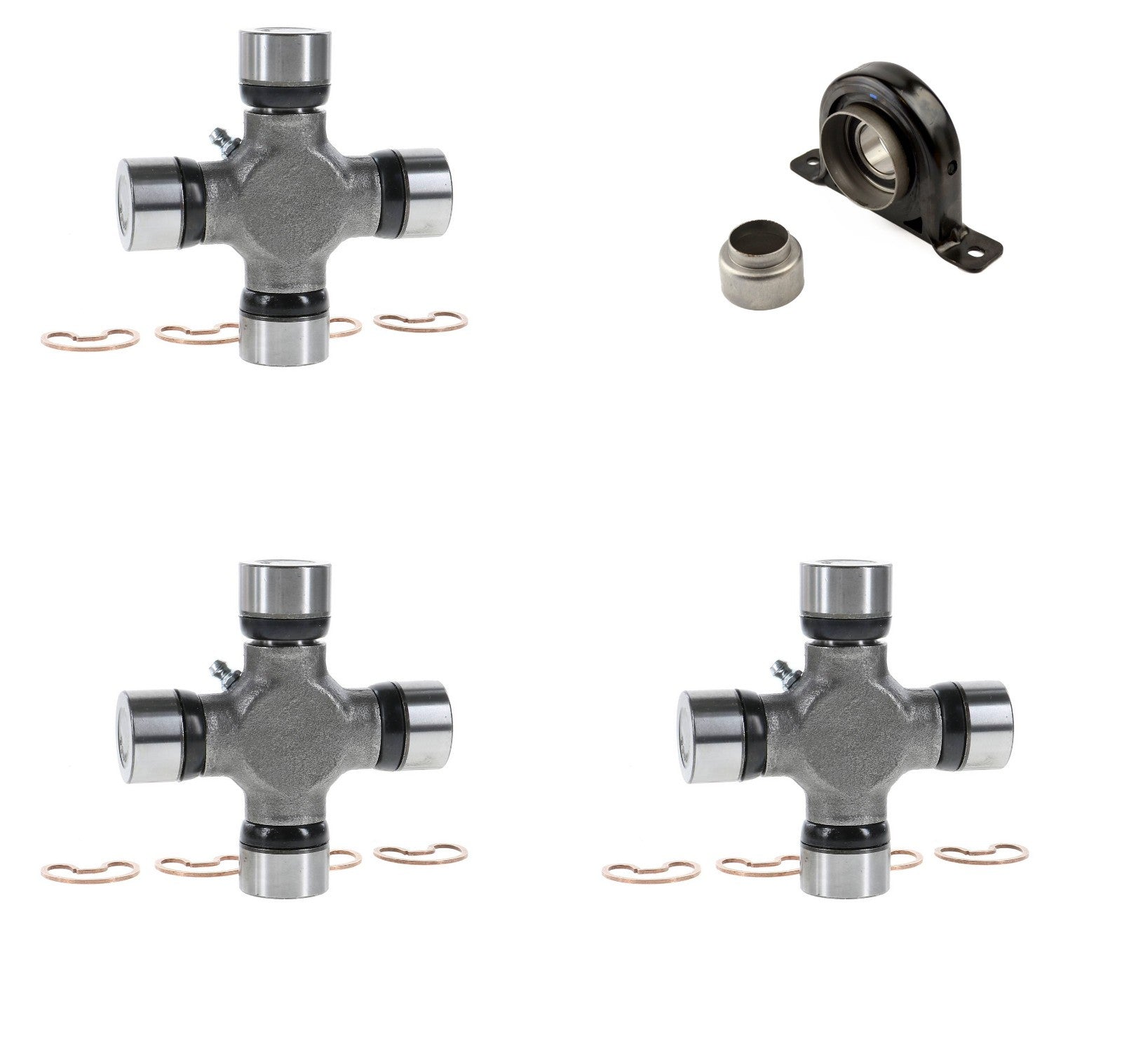 Nissan Titan 4x4 Two-Piece Driveline U-Joint Hanger Bearing Kit 2007-2015