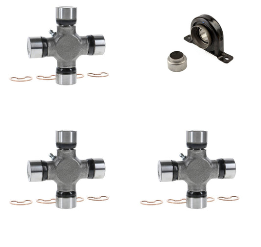 Nissan Titan 4x4 Two-Piece Driveline U-Joint Hanger Bearing Kit 2007-2015