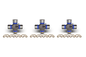 Three Spicer 5-153X U-joints.
