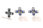 One Spicer 5-160X U-joint and two Spicer 5-178X U-joints.
