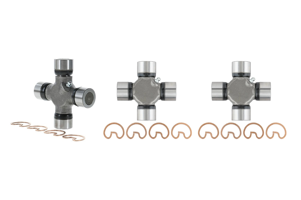 One Spicer 5-160X U-joint and two Spicer 5-188X U-joints.