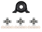 Three Spicer 5-188X U-joints and one Spicer 5023815 driveshaft center support bearing.